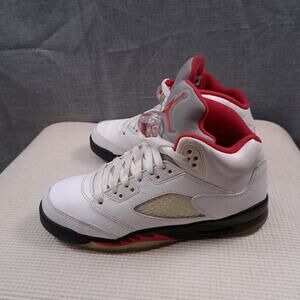 %Nike Air Jordan Retro 2012 Fire Red Sneakers Size 4.5Y AJ27